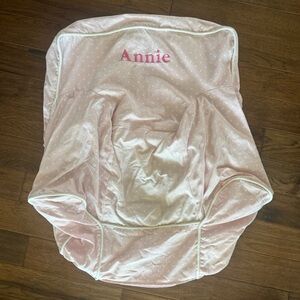 Pottery Barn Kids Anywhere Chair Cover Pink Polka Dot